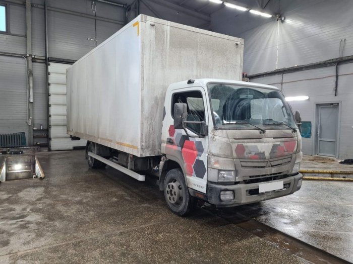 Установка ГБО на Mitsubishi Fuso Canter 2021 г., Газодизель, метан LANDI RENZO (Италия), двигатель 3.0 л. 6 цилиндров (Дизель)