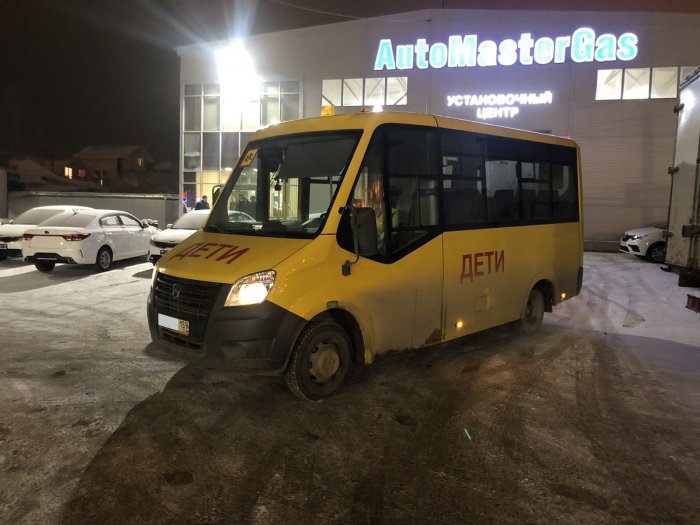 Установка ГБО на ГАЗ А67R43 (ЛУИДОР) 2019г., ГБО 4 поколения, пропан DIGITRONIC (Италия), двигатель 2.7л. 4 цилиндра