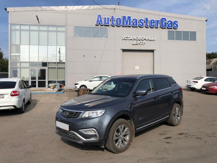 Установка ГБО на  Geely Atlas  2021 г., ГБО 4 поколения, метан LANDI RENZO (Италия), двигатель 2.4 л. 4 цилиндра