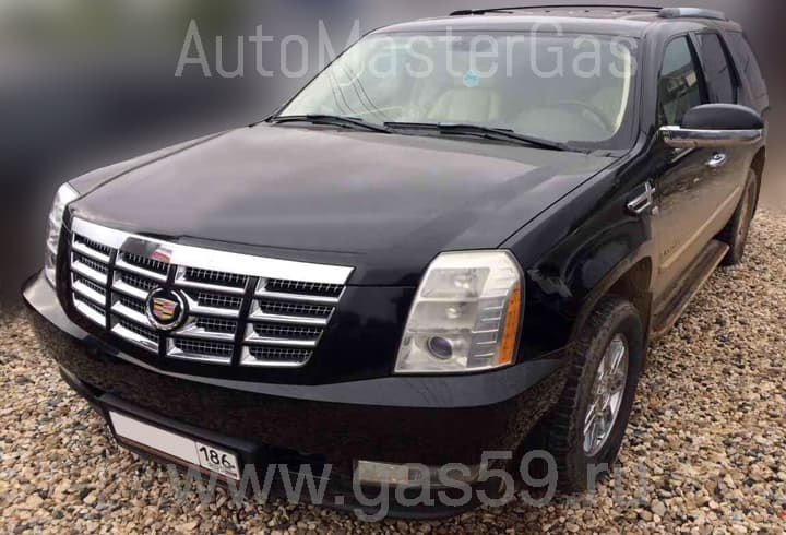 Установка ГБО на Cadillac Escalade, ГБО 4-го поколения LANDIRENZO (Италия), с тороидальным баллоном на 94 л.