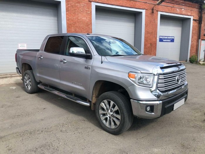 Установка ГБО на Toyota Tundra 2016г., ГБО 4 поколения, пропан LANDI RENZO (Италия), двигатель 5.7 л. 8 цилиндров