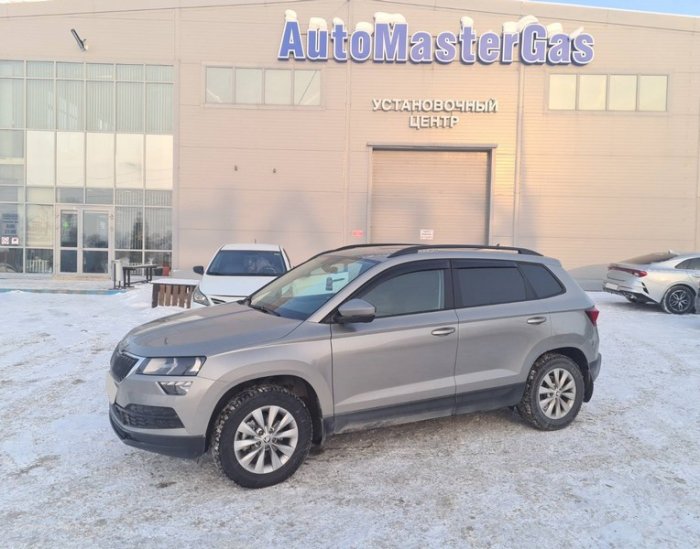 Установка ГБО на Skoda Karoq 2020 г., ГБО 4 поколения, метан LANDI RENZO (Италия), двигатель 1.6л. 4 цилиндра