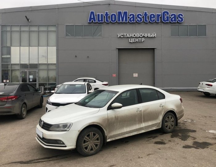 Установка ГБО на Volkswagen Jetta 2017г., ГБО 4 поколения, пропан LANDI RENZO (Италия), двигатель 1.6л. 4 цилиндра